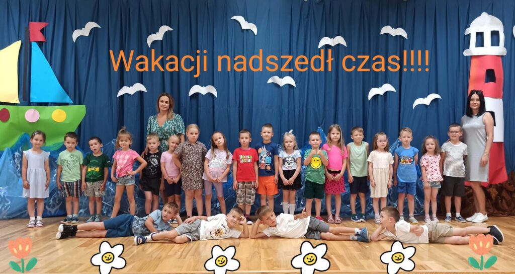 Wakacji nadszedł czas grupa ''Motylki''
