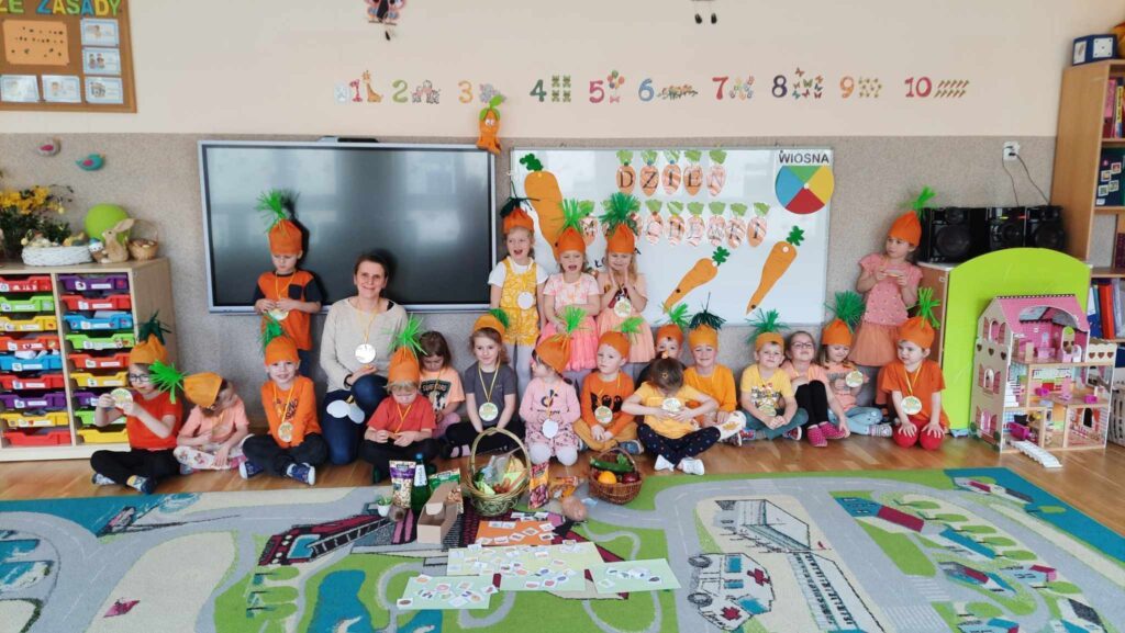 Dzień marchewki grupa ''Biedronki''
