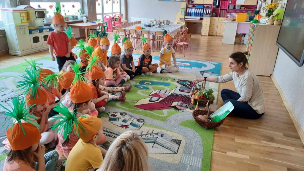 Dzień marchewki grupa ''Biedronki''