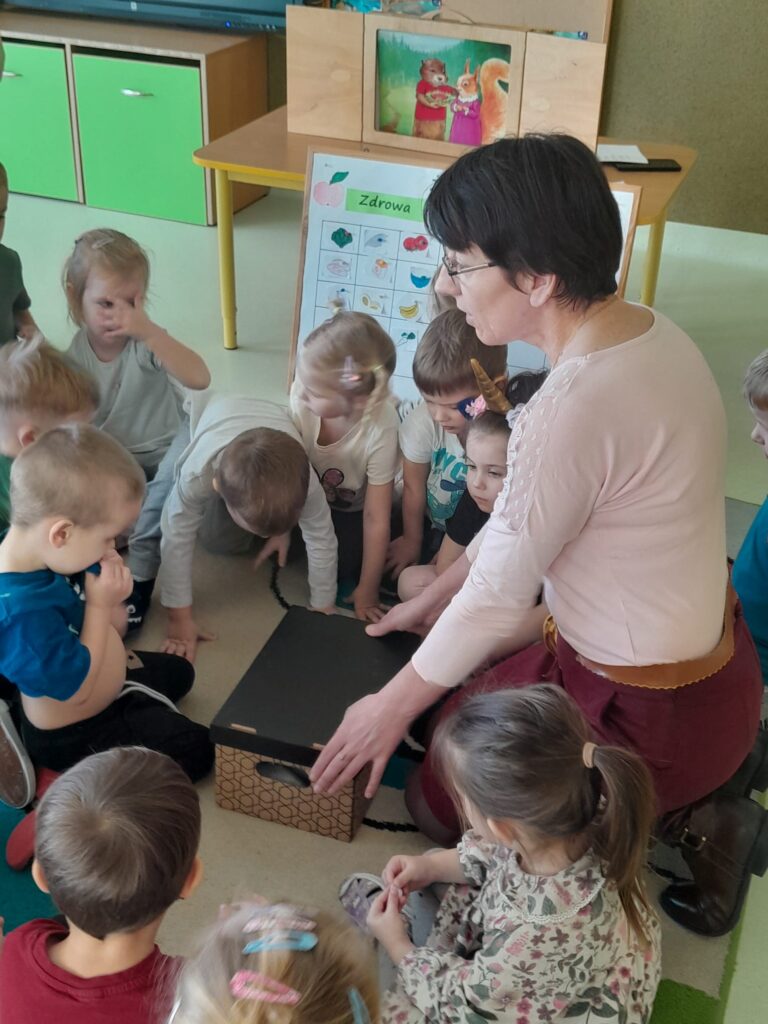 SPOTKANIE Z PANIĄ Z BIBLIOTEKI - INNOWACJA PEDAGOGICZNA W RAMACH AKCJI PROZDROWOTNEJ