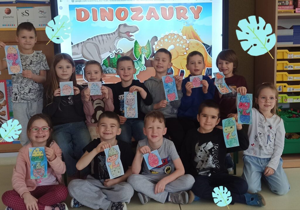 Zabawy z dinozaurami grupa ''Tygryski''