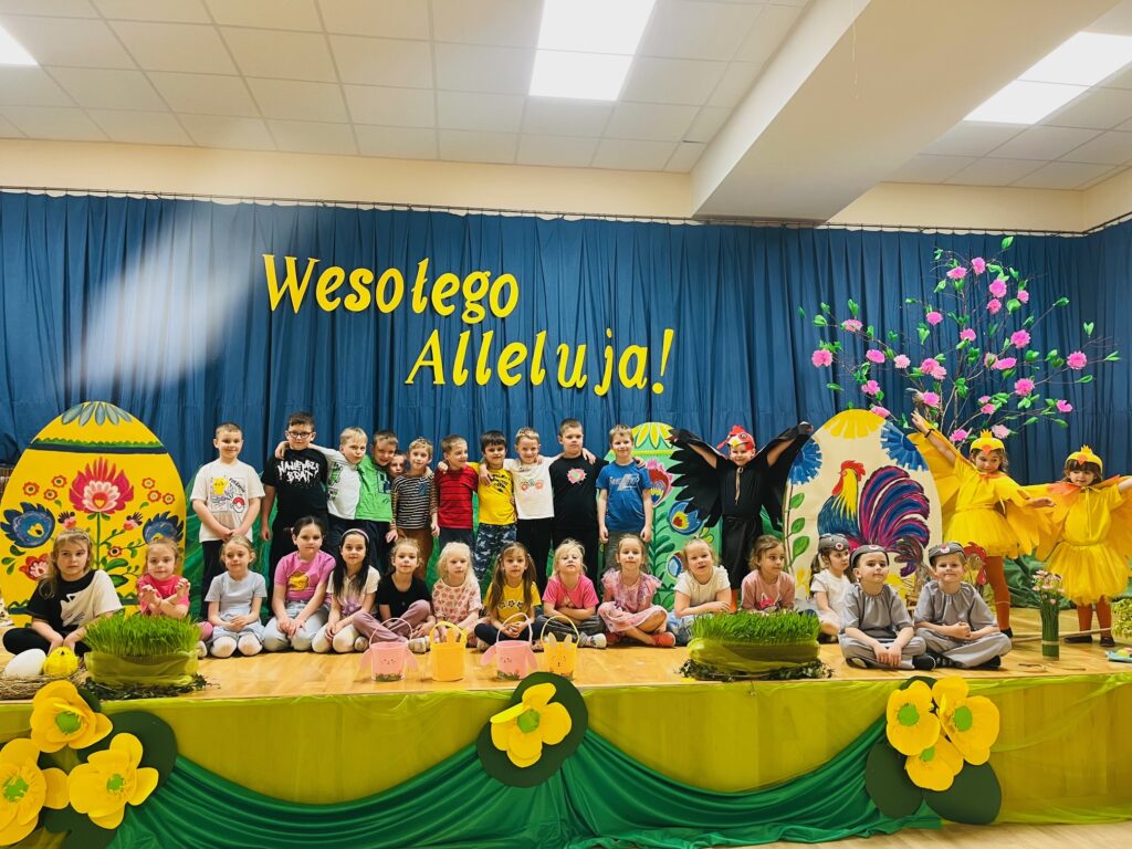 Wesołych Świąt Wielkanocnych grupa ''Pszczółki''