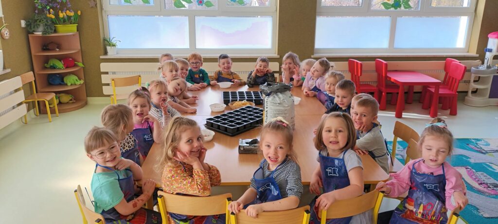 Wiosenne prace w grupie ''Papużki''