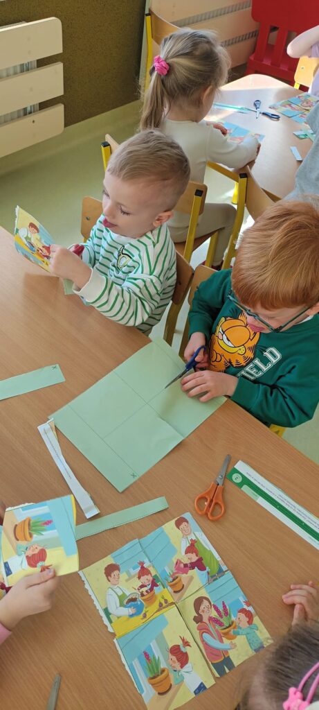 Wiosenne prace w grupie ''Papużki''
