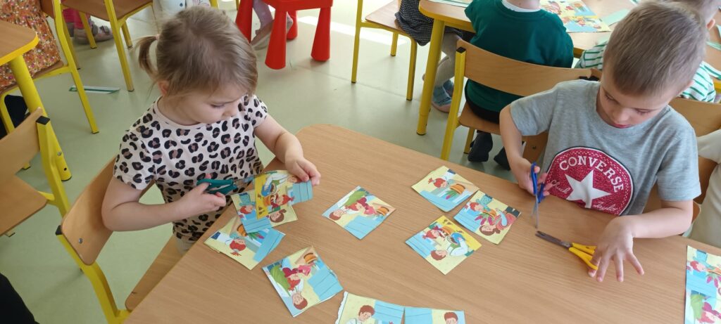 Wiosenne prace w grupie ''Papużki''