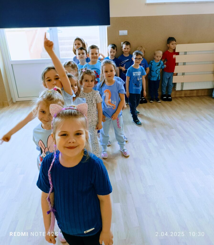 Niebieskie Igrzyska w grupie ''Żyrafki''