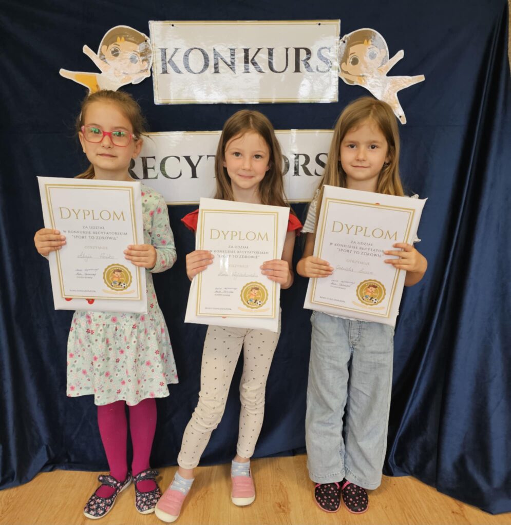 Konkurs recytatorski
''Sport to zdrowie''