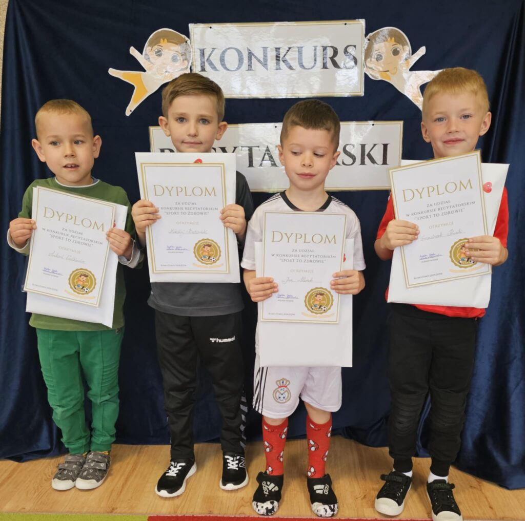 Konkurs recytatorski
''Sport to zdrowie''