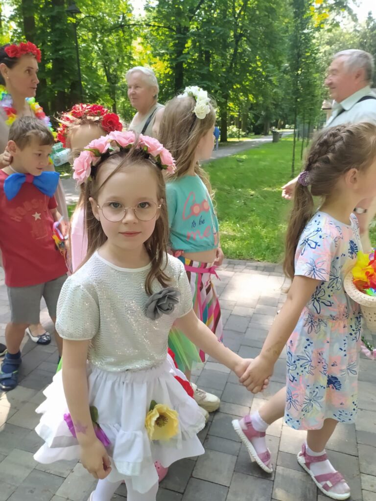 Parada Kwiatów grupa ''Tygryski''