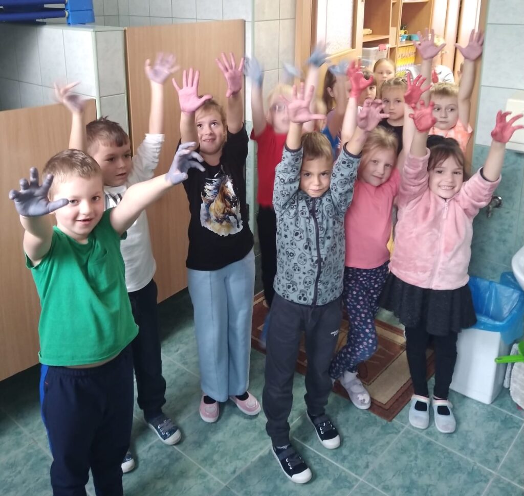 Dzień Mycia Rąk w grupie "Pszczółki".
