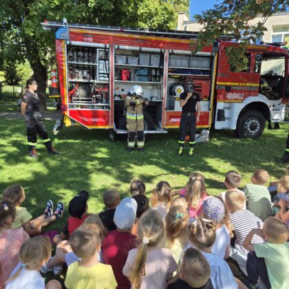 Strażacy w przedszkolu