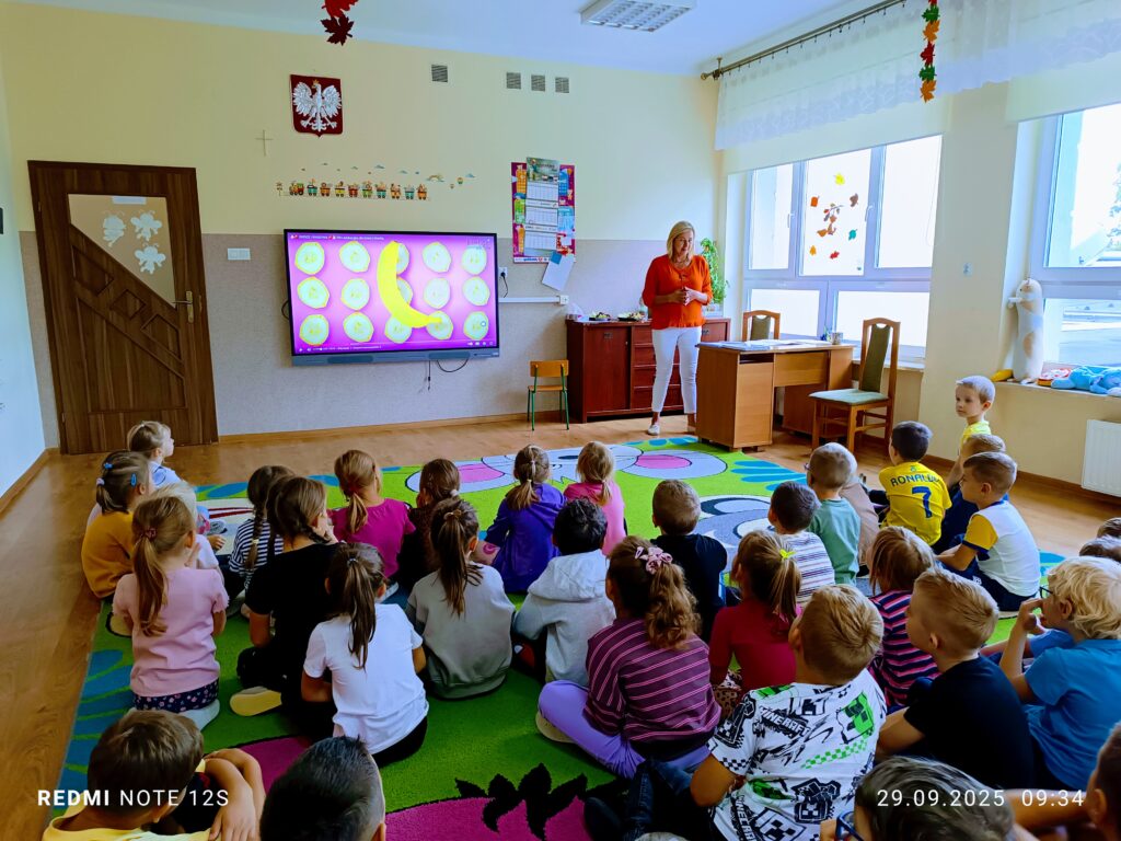 Spotkanie przedszkolaków z Panią Intendent