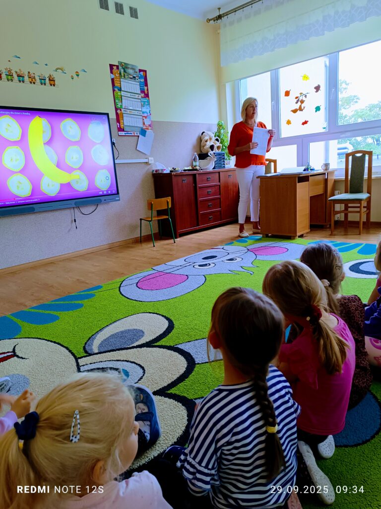 Spotkanie przedszkolaków z Panią Intendent