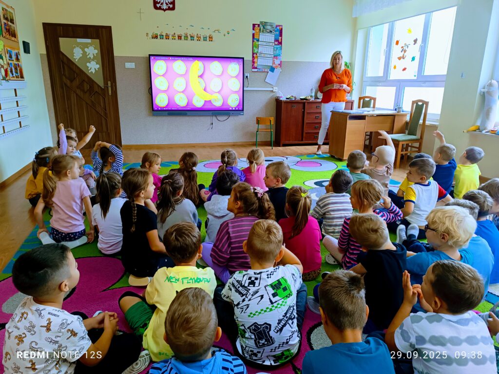 Spotkanie przedszkolaków z Panią Intendent