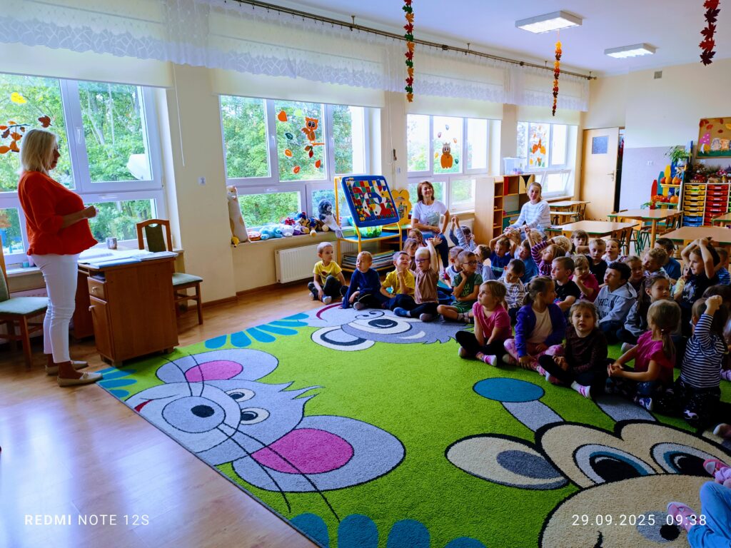 Spotkanie przedszkolaków z Panią Intendent