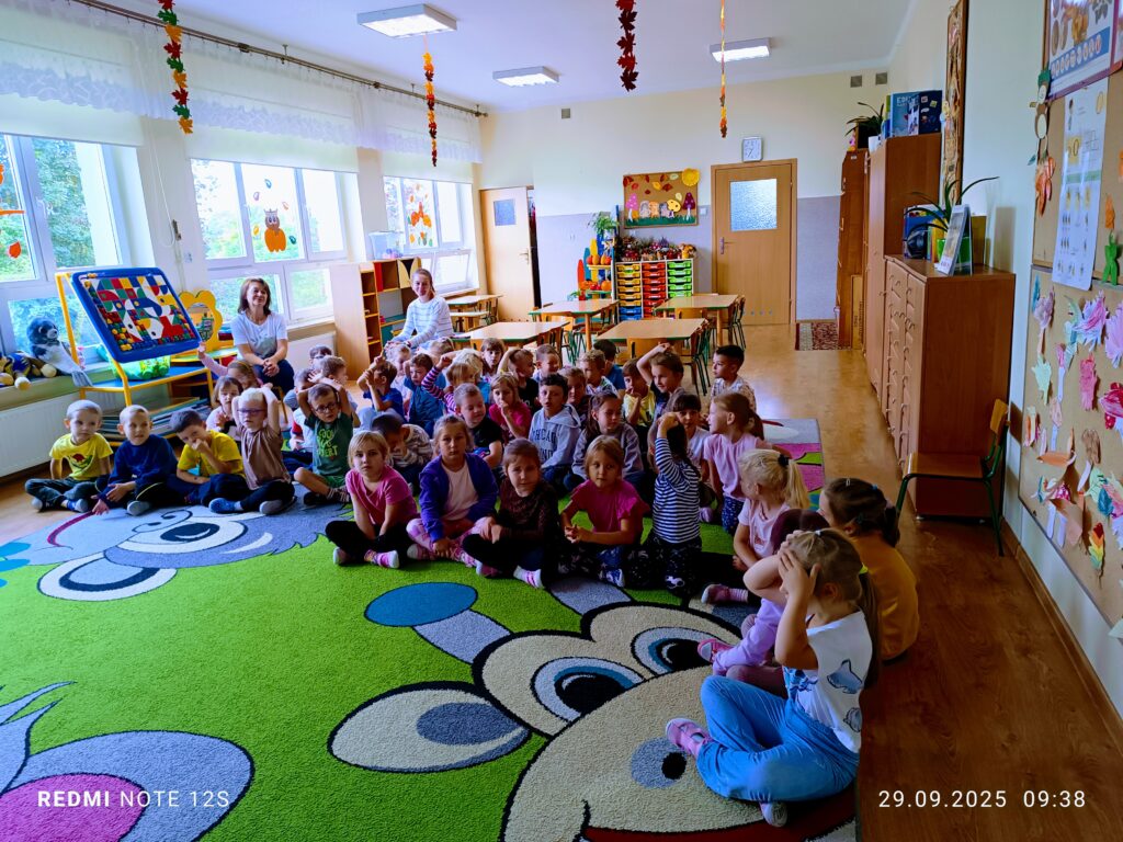 Spotkanie przedszkolaków z Panią Intendent