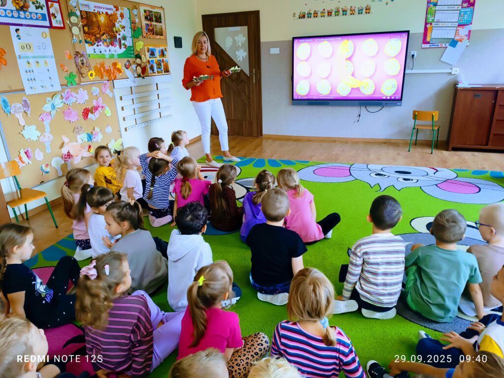 Spotkanie przedszkolaków z Panią Intendent