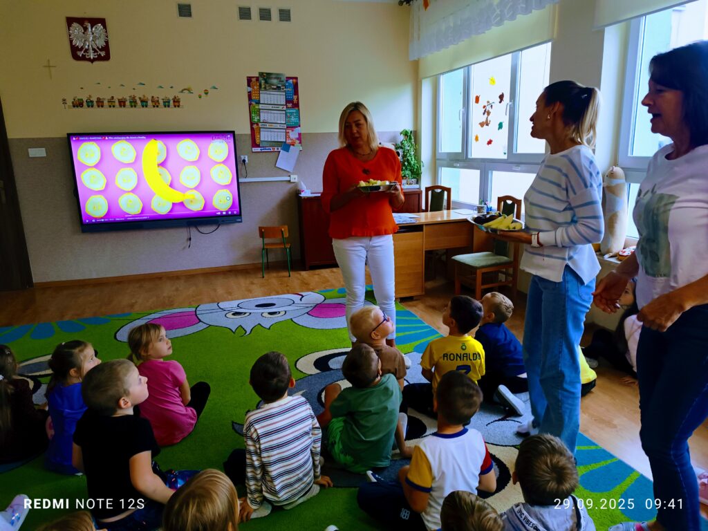 Spotkanie przedszkolaków z Panią Intendent