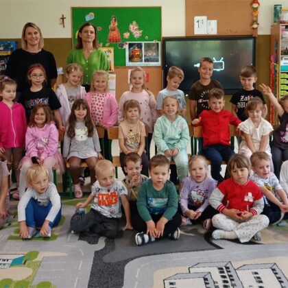 SPOTKANIE Z PANIAMI Z SANEPIDU- GRUPA TYGRYSKI