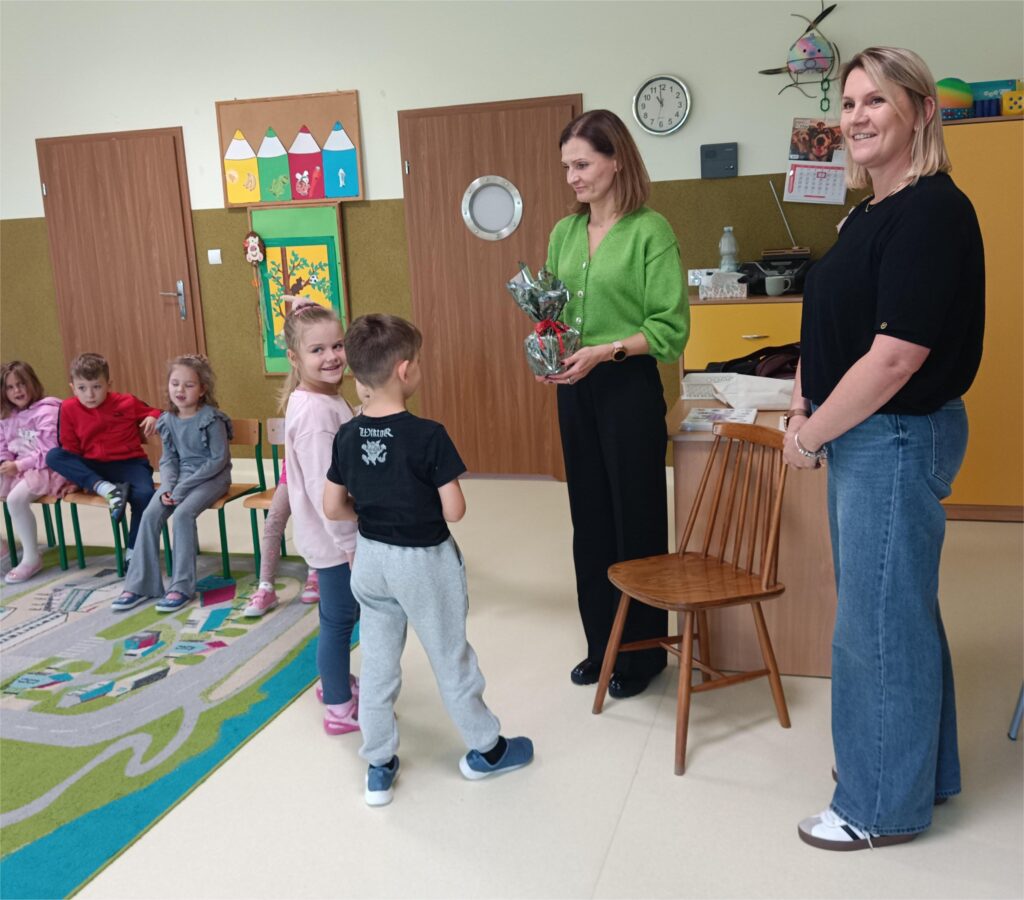 SPOTKANIE Z PANIAMI Z SANEPIDU- GRUPA TYGRYSKI 