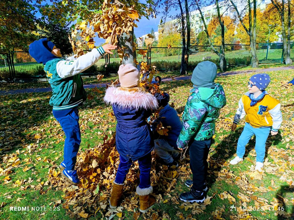 Jesienne harce w grupie "Motylki".