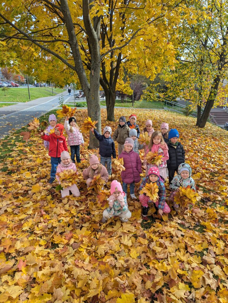JESIENNE ZABAWY  - GRUPA TYGRYSKI 