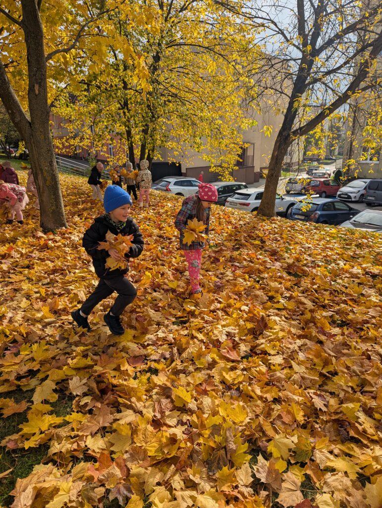 JESIENNE ZABAWY  - GRUPA TYGRYSKI 