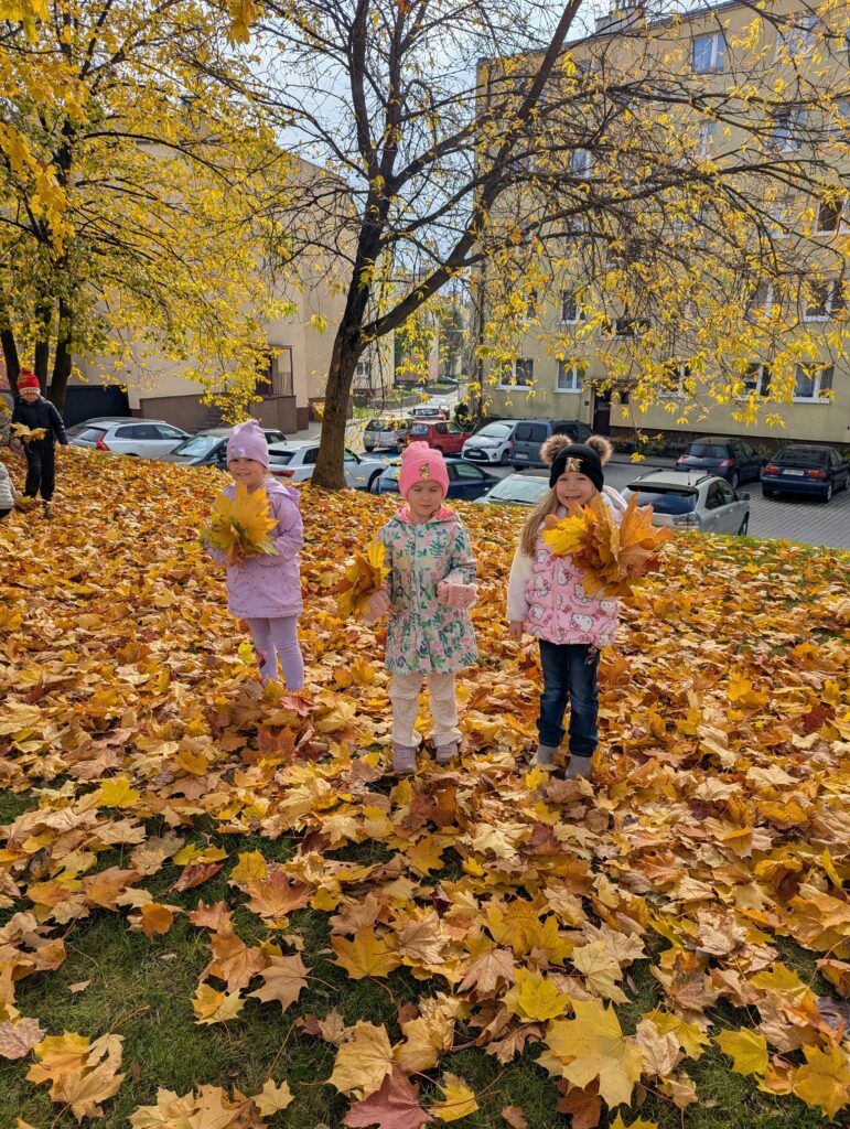 JESIENNE ZABAWY  - GRUPA TYGRYSKI 