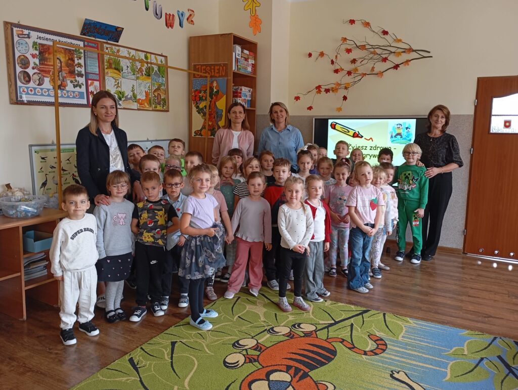 Spotkanie z Paniami z Buskiego Sanepidu-prelekcje na temat zdrowego odżywiania.