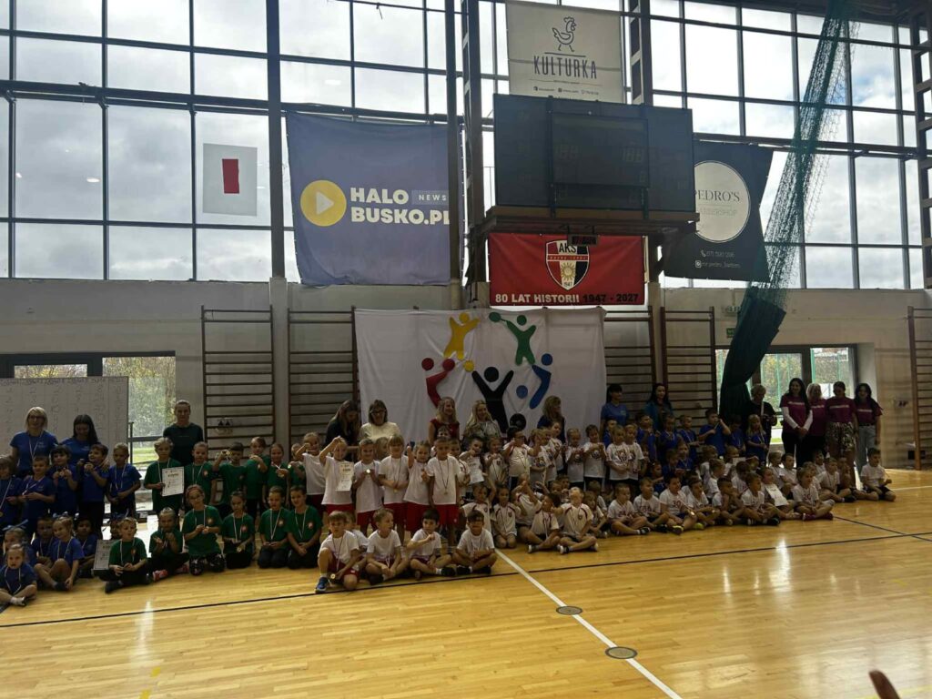 Reprezentacja "Pszczółek" na IV Świętokrzyskiej Przedszkoliadzie.