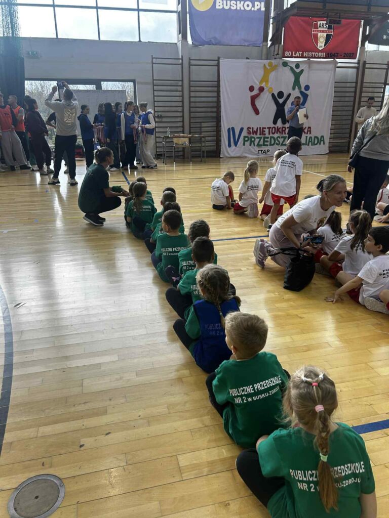 Reprezentacja "Pszczółek" na IV Świętokrzyskiej Przedszkoliadzie.