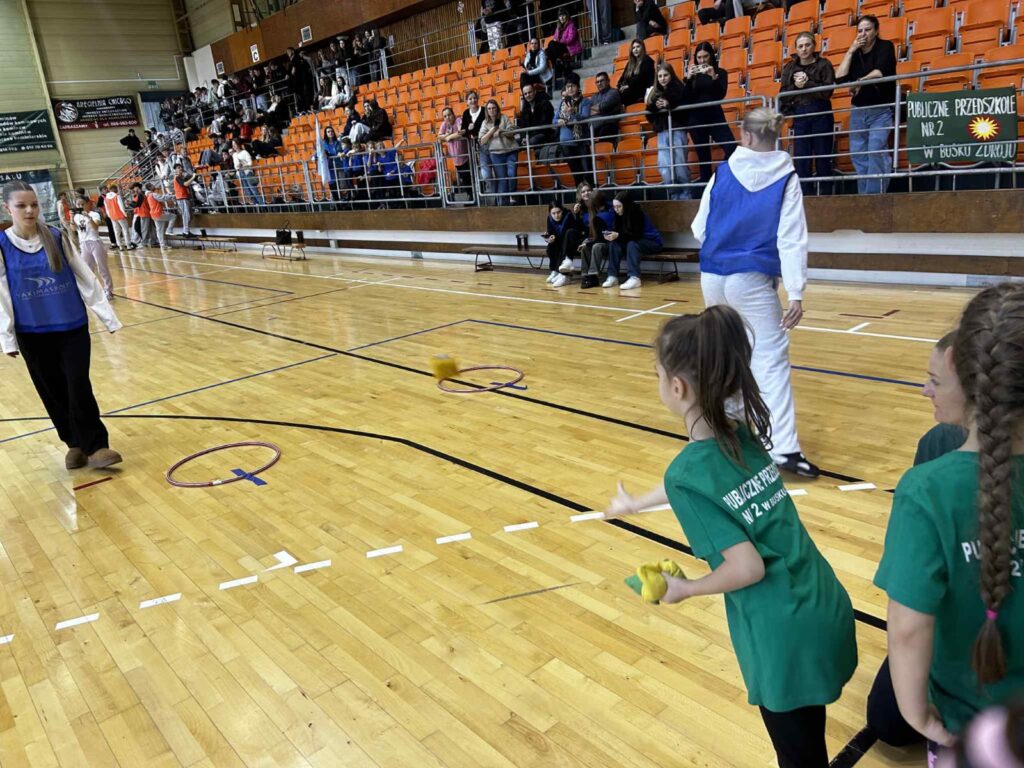 Reprezentacja "Pszczółek" na IV Świętokrzyskiej Przedszkoliadzie.