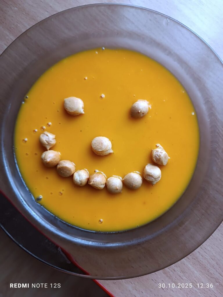 Nawet zupa była dyniowa...