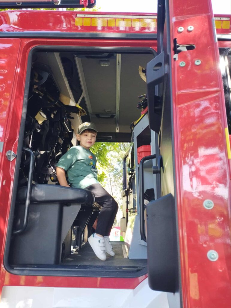 WIZYTA STRAŻAKÓW - GRUPA PAPUŻKI 