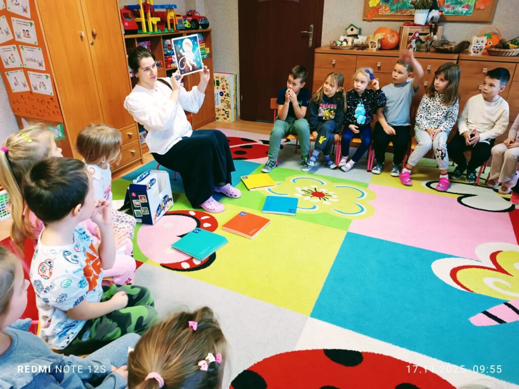 "Mistrz Historyjek" warsztaty logopedyczne w grupie "Motylki".