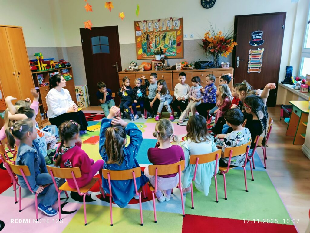 "Mistrz Historyjek" warsztaty logopedyczne w grupie "Motylki".