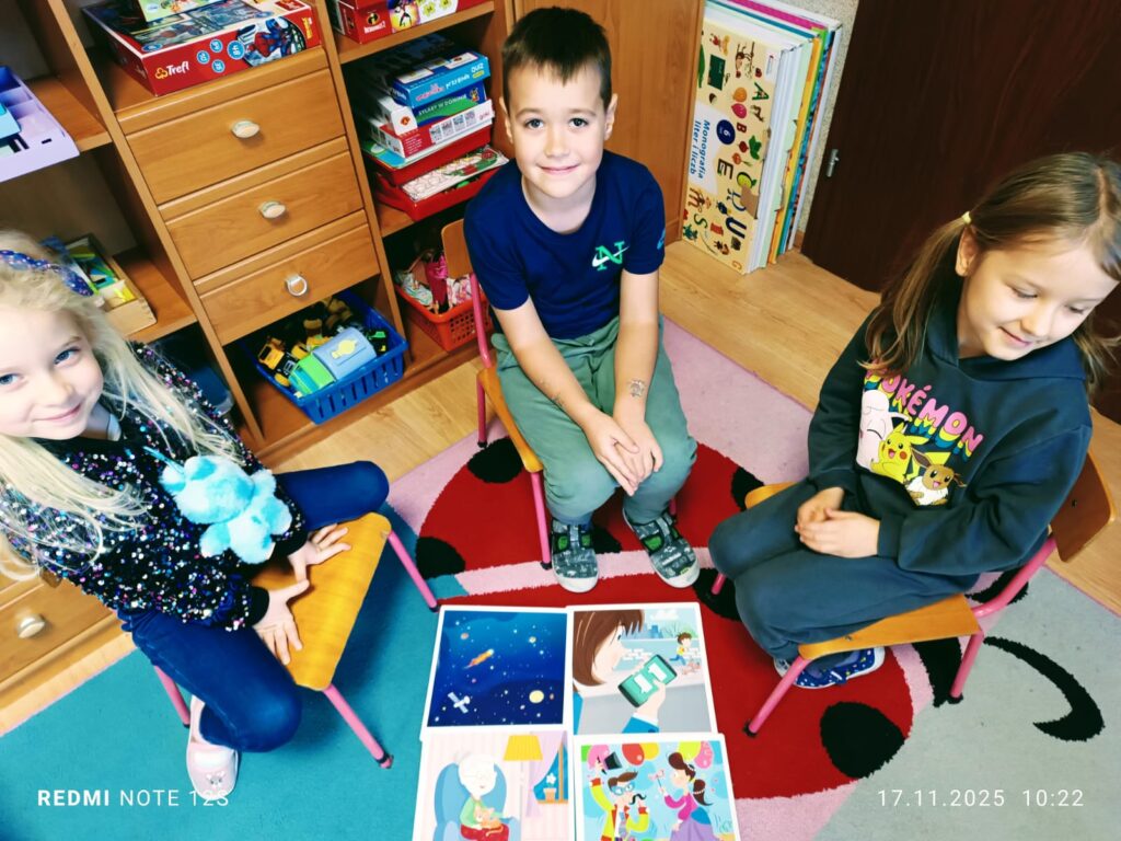 "Mistrz Historyjek" warsztaty logopedyczne w grupie "Motylki".