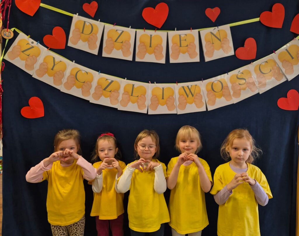 Dzień Życzliwości w grupie "Wiewiórki".