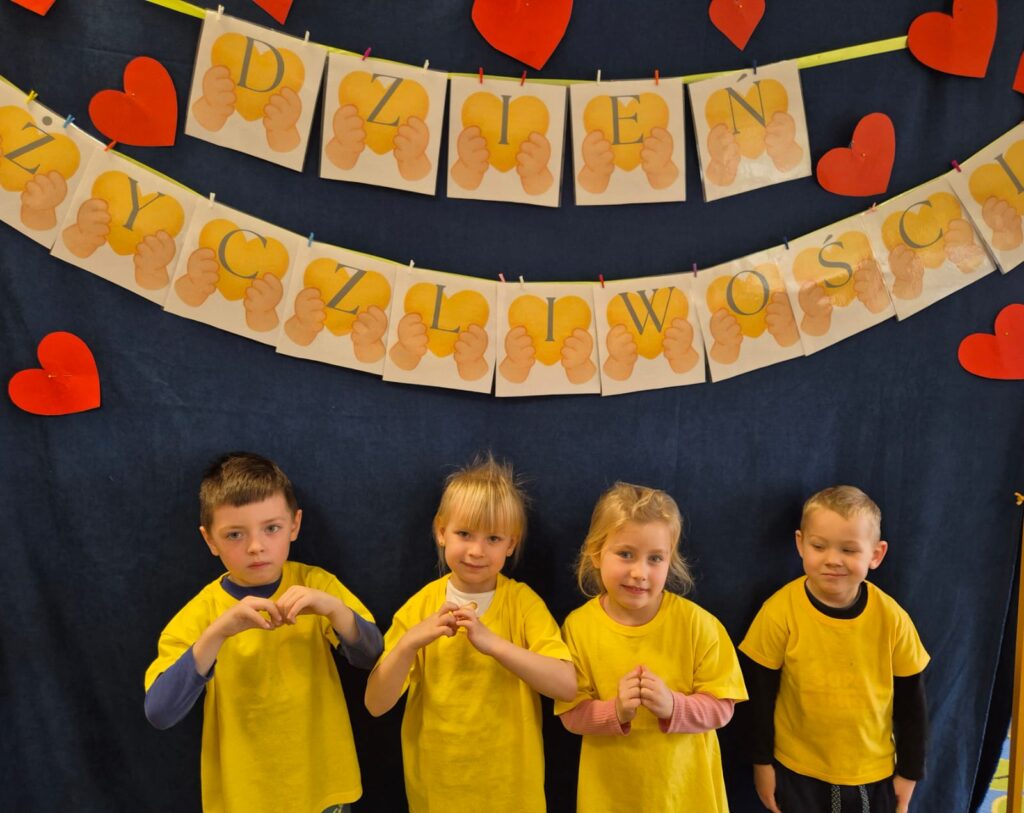 Dzień Życzliwości w grupie "Wiewiórki".