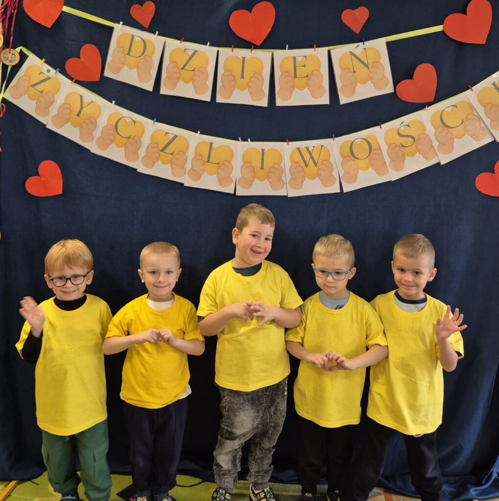 Dzień Życzliwości w grupie "Wiewiórki".