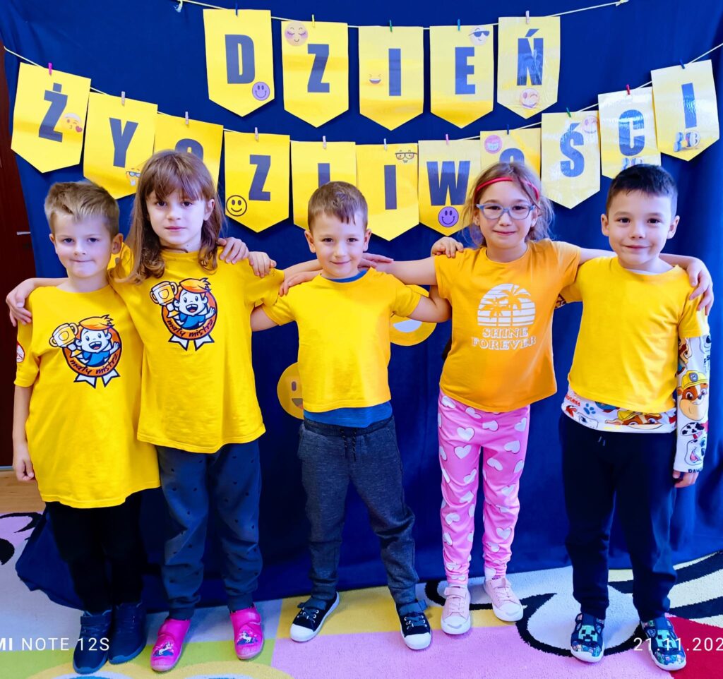 Dzieci z grupy "Motylki" obchodziły Dzień Życzliwości.