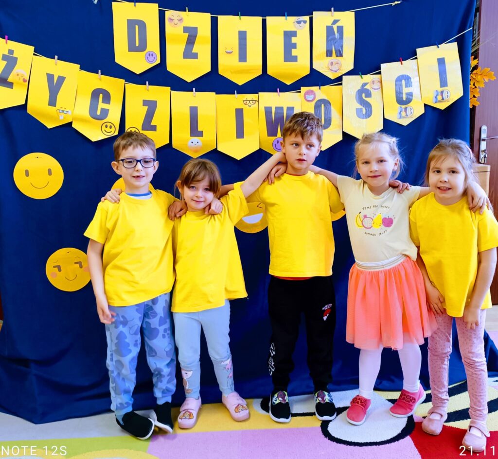 Dzieci z grupy "Motylki" obchodziły Dzień Życzliwości.
