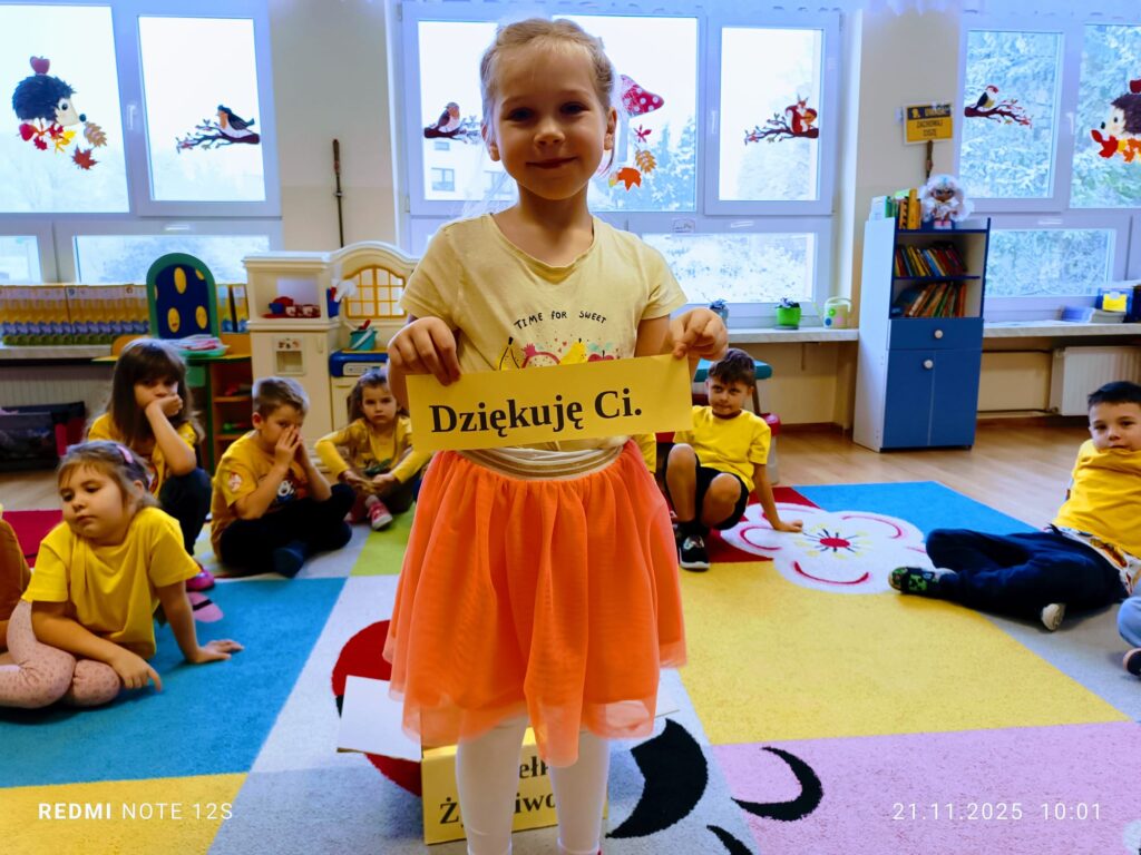 Dzieci z grupy "Motylki" obchodziły Dzień Życzliwości.