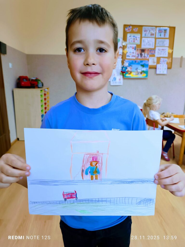 Praca pod tytułem "Bohater mojej ulubionej książki" w grupie "Motylki".