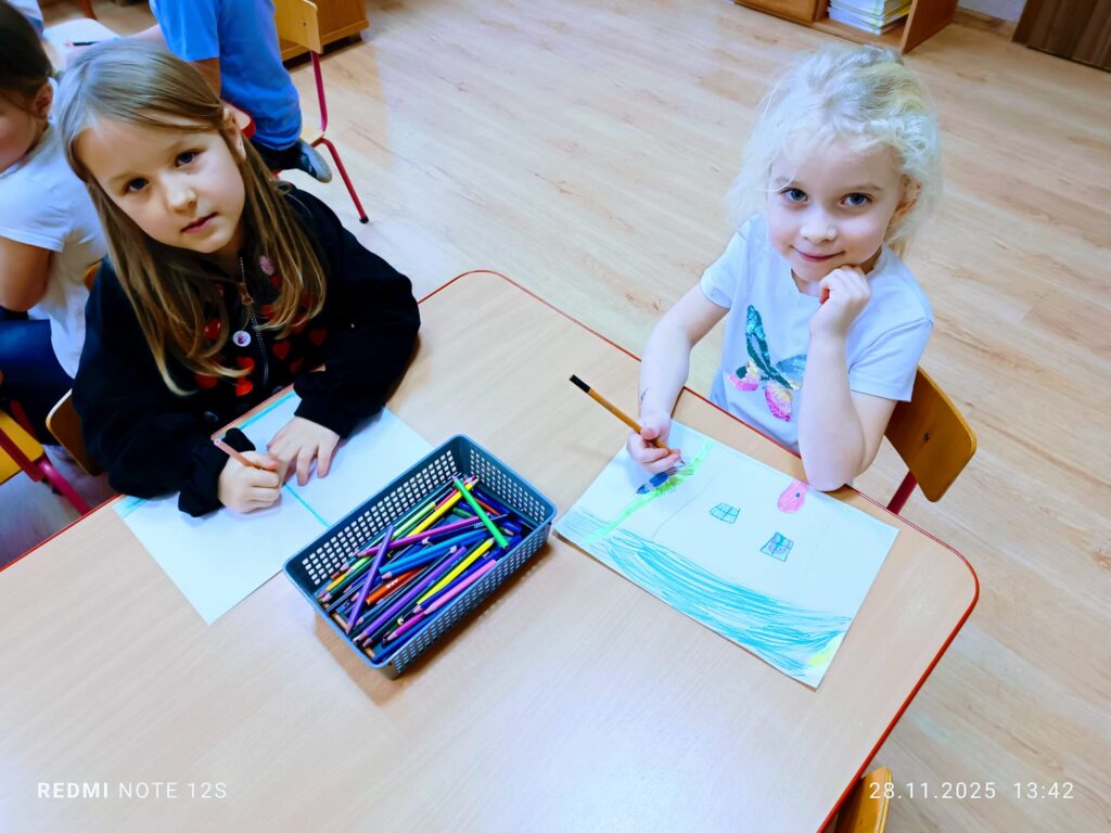 Praca pod tytułem "Bohater mojej ulubionej książki" w grupie "Motylki".