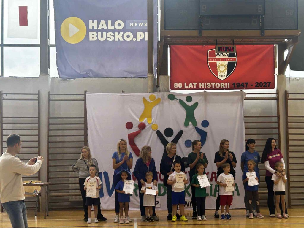 Reprezentacja Publicznego Przedszkola Nr 2 w IV Świętokrzyskiej Przedszkoliadzie.