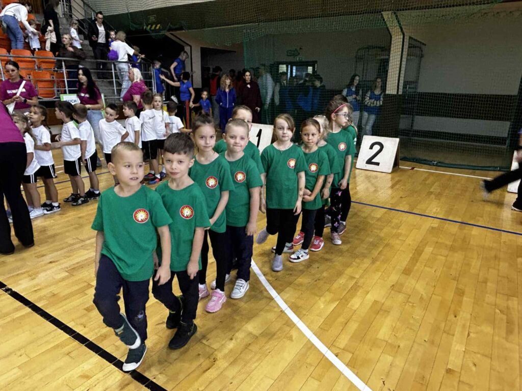 Reprezentacja Publicznego Przedszkola Nr 2 w IV Świętokrzyskiej Przedszkoliadzie.