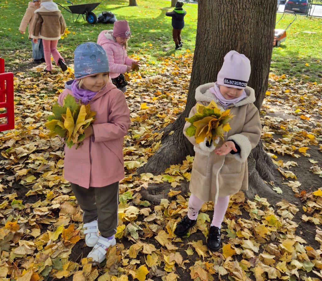 "Wiewiórki" lubią jesień.
