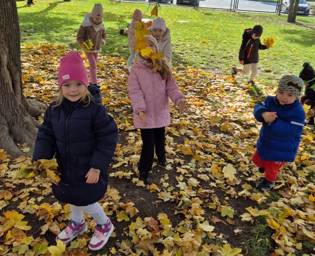 "Wiewiórki" lubią jesień.