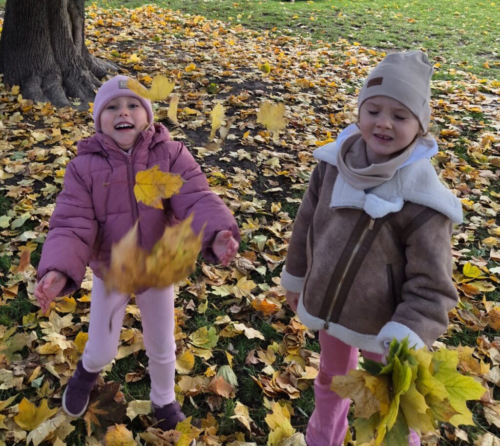 "Wiewiórki" lubią jesień.